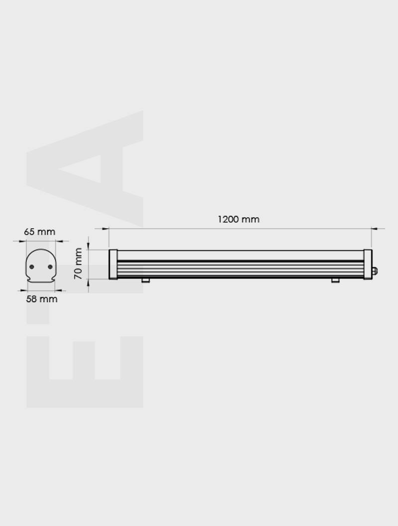 Eta Serisi Tx 100 Aluminyum Etanj Armatur - Görsel 3