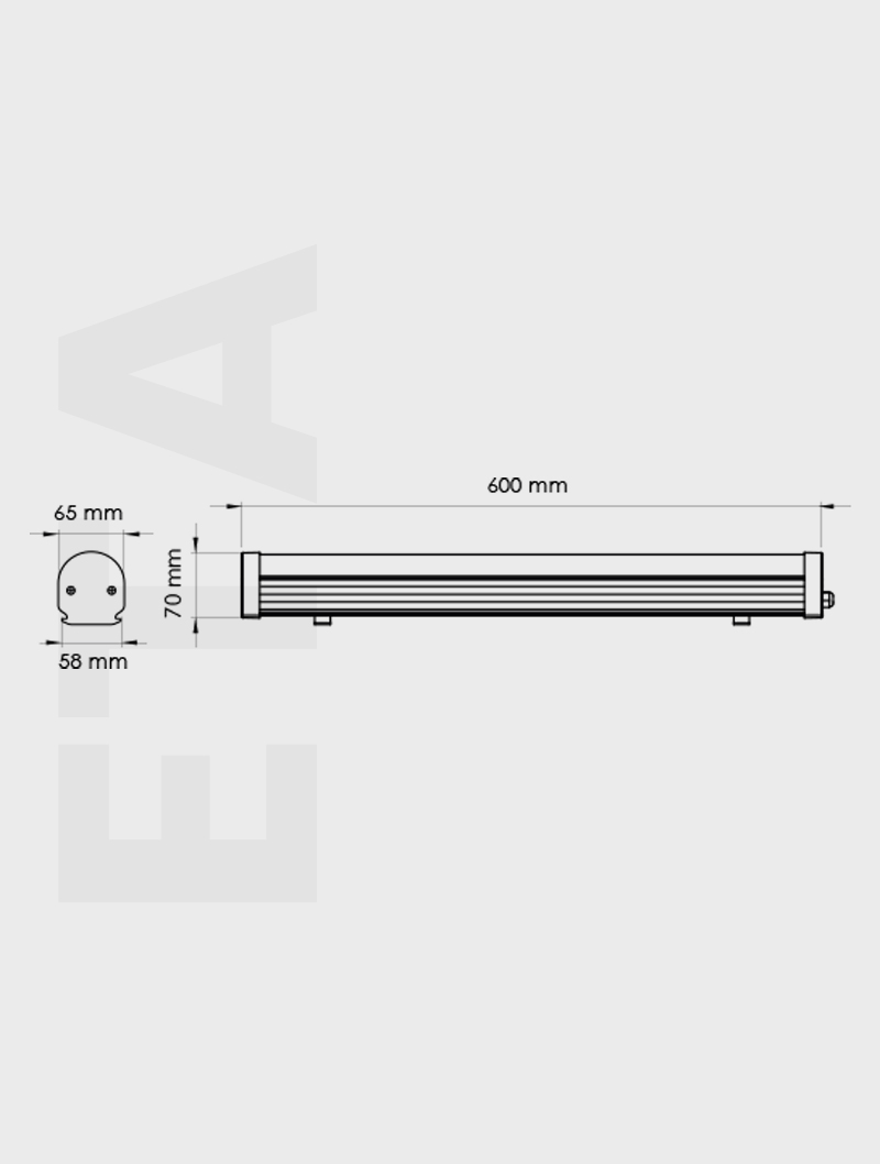 Eta Serisi Tx 100 Aluminyum Etanj Armatur - Görsel 2