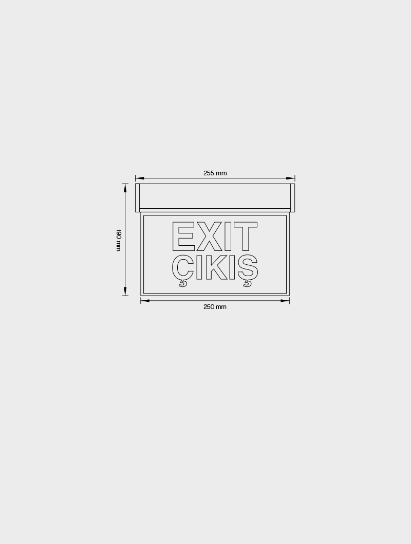 Yamas Serisi Tx 204 Sarkit Acil Aydinlatma Ve Yonlendirme Armaturu - Görsel 2