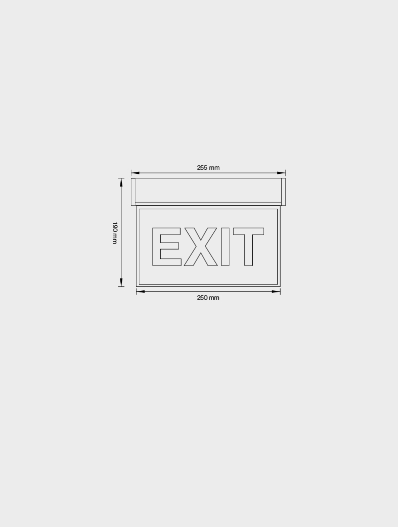 Yamas Serisi Tx 205 Sarkit Acil Aydinlatma Ve Yonlendirme Armaturu - Görsel 2