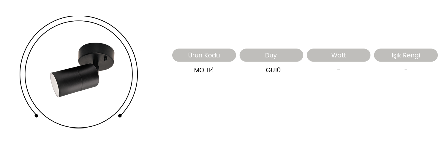 Tutalighting Dış Mekan Aydınlatma Çift Yönlü Duvar Aplik MO 114